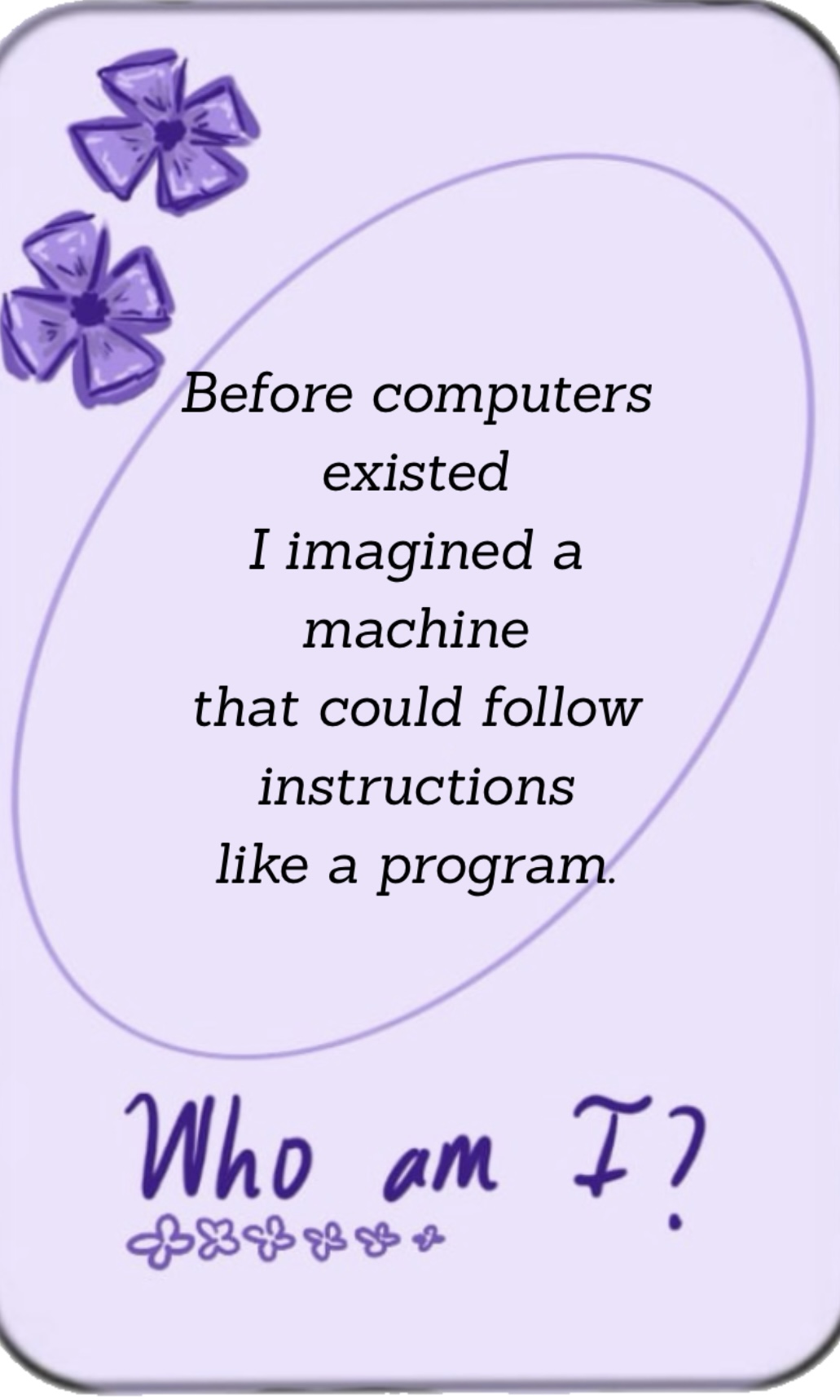 Ada Lovelace Riddle